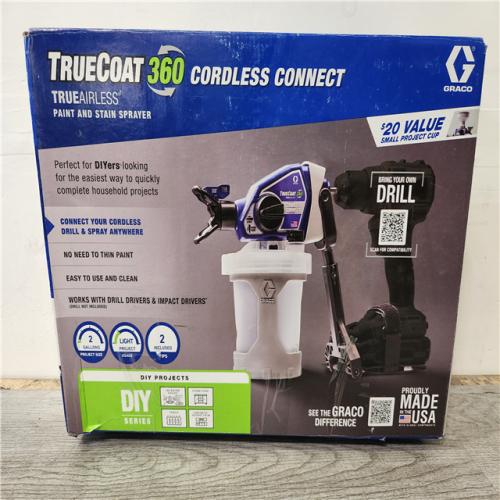 Phoenix Location Graco TrueCoat 360-Handheld Cordless Connect Drill Paint Sprayer with Small Project Cup