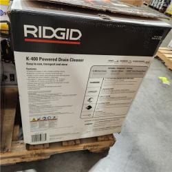 Dallas Location - As-Is RIDGID K-400 Drain Cleaning Snake Auger