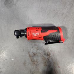 HOUSTON LOCATION - AS-IS M12/M18 12/18V Lithium-Ion Cordless 3/8 in. Ratchet and 1/2 in. High Torque Impact Wrench with Friction Ring Combo Kit