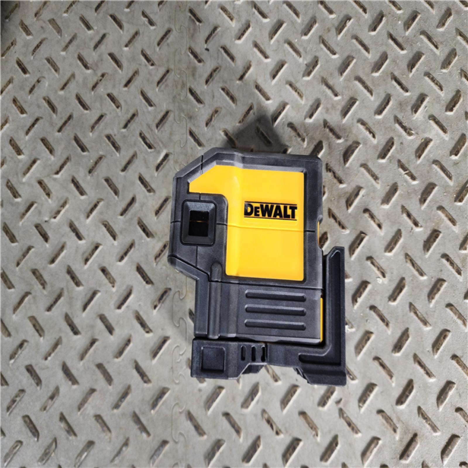 HOUSTON LOCATION - AS-IS Dewalt 165 ft. Red Self-Leveling 5-Spot & Horizontal Line Laser Level Kit w/ Case