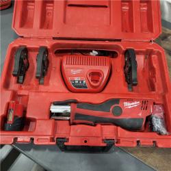 AS-IS Milwaukee M12 Force Logic Press Tool 1/2 in. to 1 in. Kit