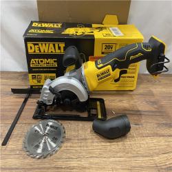 AS IS DEWALT ATOMIC 20V MAX Cordless Brushless 4-1/2 in. Circular Saw (Tool Only)