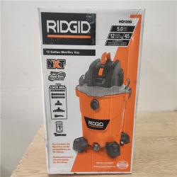 Phoenix Location RIDGID 12 Gallon 5.0 Peak HP NXT Shop Vac Wet Dry Vacuum with General Debris Filter, Locking Hose and Accessory Attachments