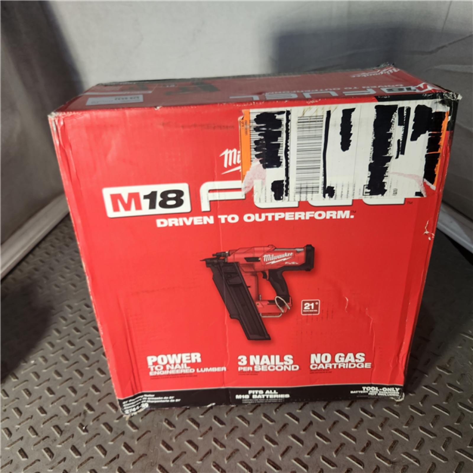 Houston location AS-IS MILWUAKEE M18 FUEL 3-1/2 in. 18-Volt 21-Degree Lithium-Ion Brushless Cordless Framing Nailer (Tool-Only)