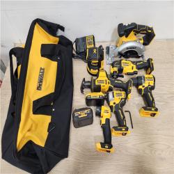 Phoenix Location DEWALT 20-Volt MAX Lithium-Ion Cordless 7-Tool Combo Kit with 2.0 Ah Battery, 5.0 Ah Battery and Charger