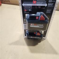 NEW! - Milwaukee M18 18-Volt Lithium-Ion High Output 6.0 Ah and 3.0 Ah Battery (2-Pack)