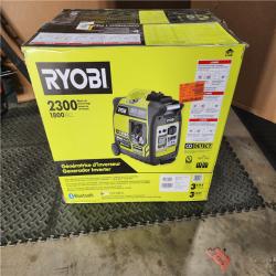 HOUSTON LOCATION - AS-IS RYOBI 2,300-Watt Recoil Start Bluetooth Super Quiet Gasoline Powered Digital Inverter Generator with CO Shutdown Sensor