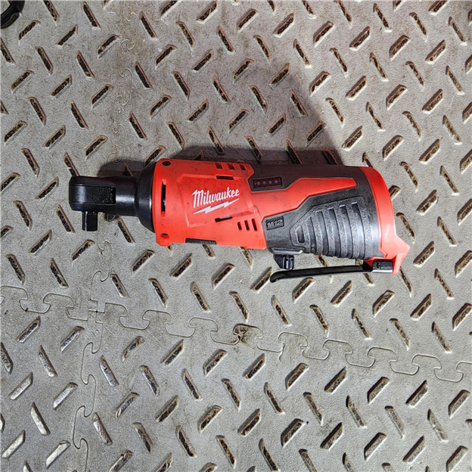 HOUSTON LOCATION - AS-IS M12/M18 12/18V Lithium-Ion Cordless 3/8 in. Ratchet and 1/2 in. High Torque Impact Wrench with Friction Ring Combo Kit