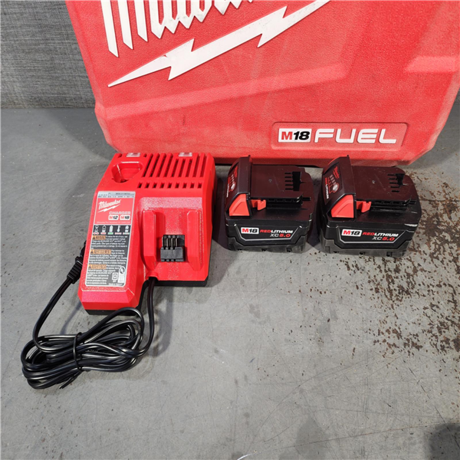 HOUSTON LOCATION - AS-IS (APPEARS LIKE NEW) M18 FUEL 18V Lithium-Ion Brushless Cordless Hammer Drill and Impact Driver Combo Kit (2-Tool) with 2 Batteries