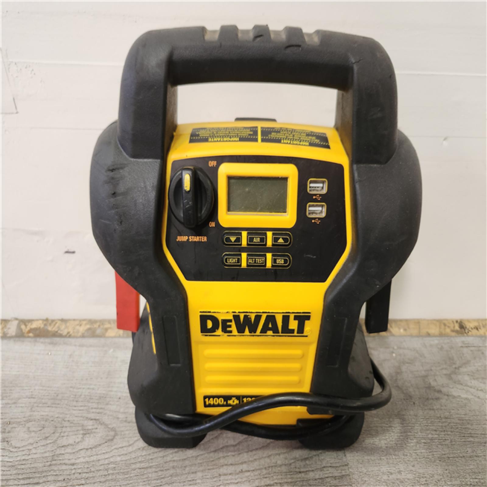 Phoenix Location DEWALT 1600 Peak Amp Jump Starter with Digital Compressor and USB Power Bank