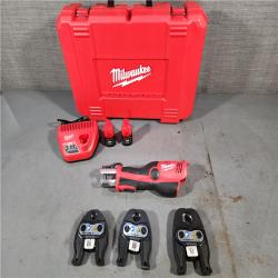 HOUSTON LOCATION - AS-IS Milwaukee M12 Force Logic Press Tool 1/2 in. to 1 in. Kit