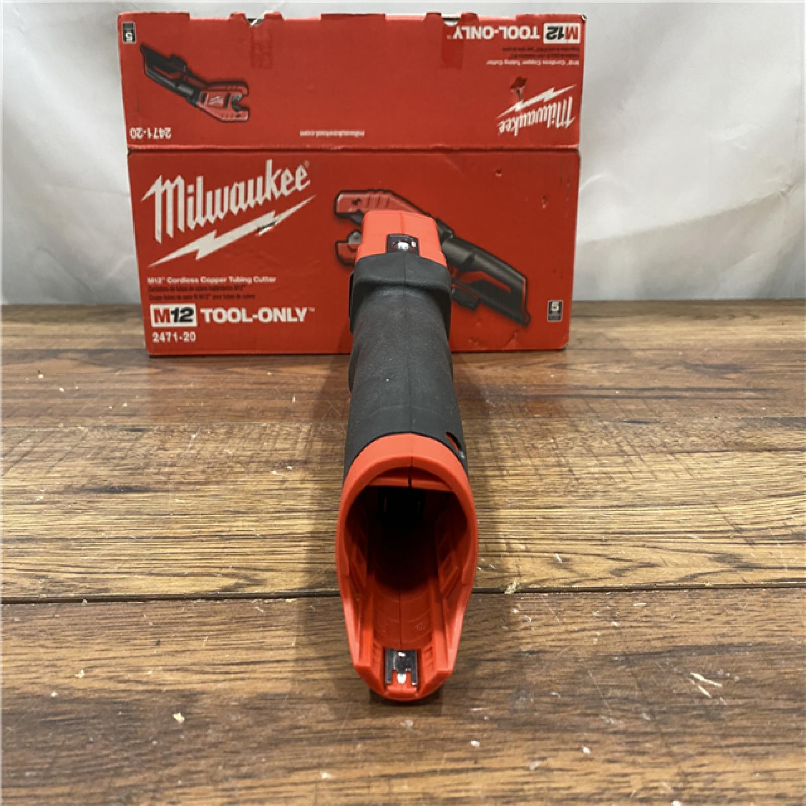 AS IS M12 12V Lithium-Ion Cordless Copper Tubing Cutter (Tool-Only)