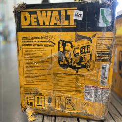 DALLAS LOCATION - DEWALT 4000-Watt Manual Start Gas-Powered Portable Generator with Premium Engine, Covered Outlets and CO Protect