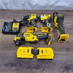 AS-IS DEWALT 20V MAX* XR 4-Tool Combo Kit