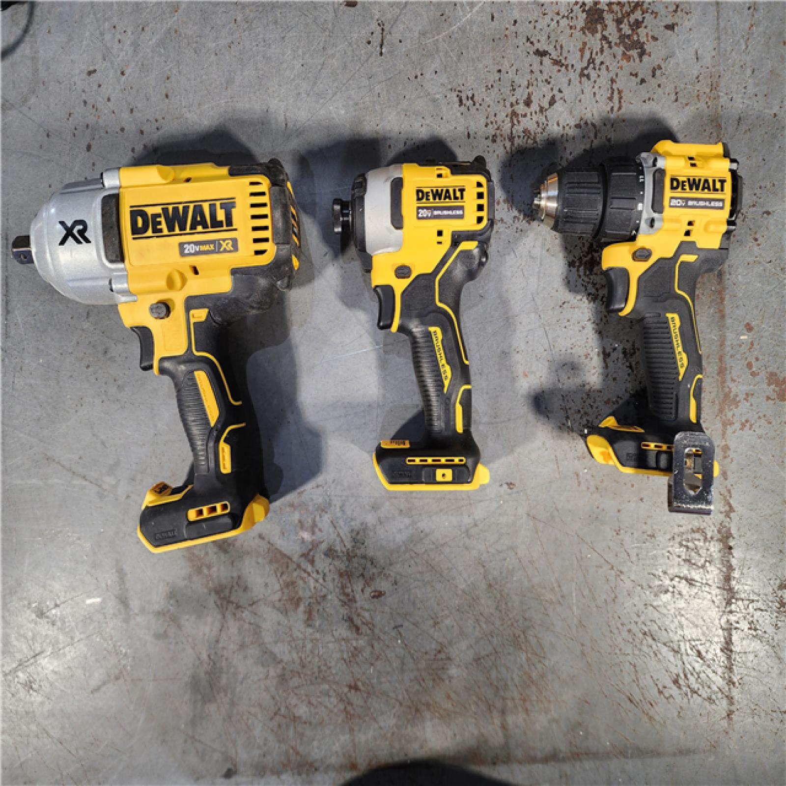 HOUSTON LOCATION - AS-IS DEWALT 3 TOOL COMBO KIT W/ (2) BATTERY & CHARGER