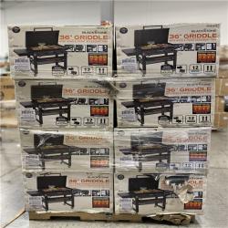 DALLAS LOCATION - Blackstone 36-in Culinary Omnivore Griddle with Hood 4-Burner Liquid Propane Flat Top Grill PALLET - (8 UNITS)