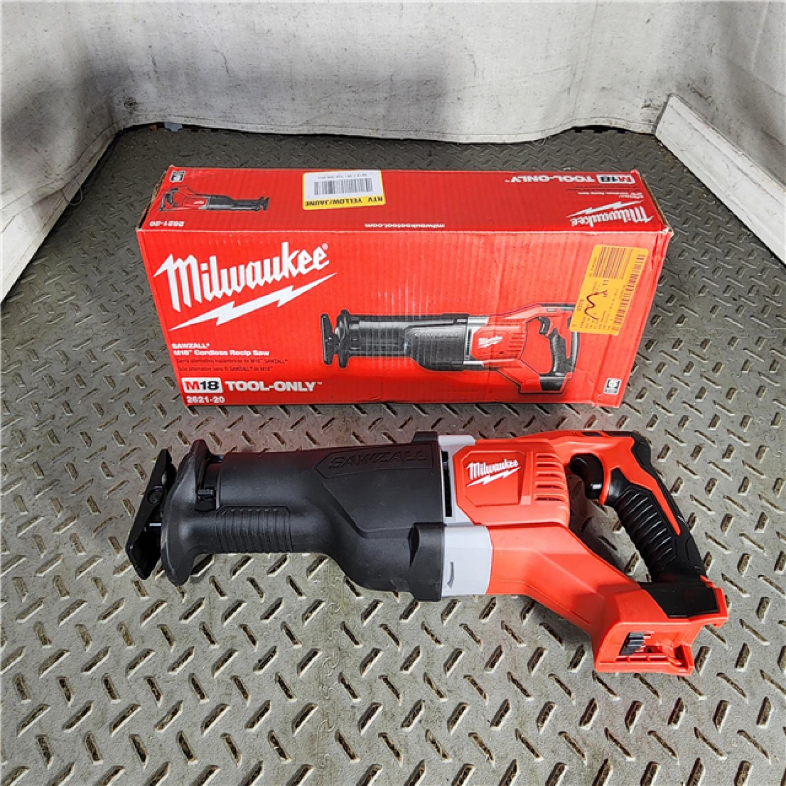 HOUSTON LOCATION - AS-IS (APPEARS LIKE NEW) Milwaukee  M18 SAWZALL Lithium-Ion Cordless Reciprocating Saw (Tool Only)