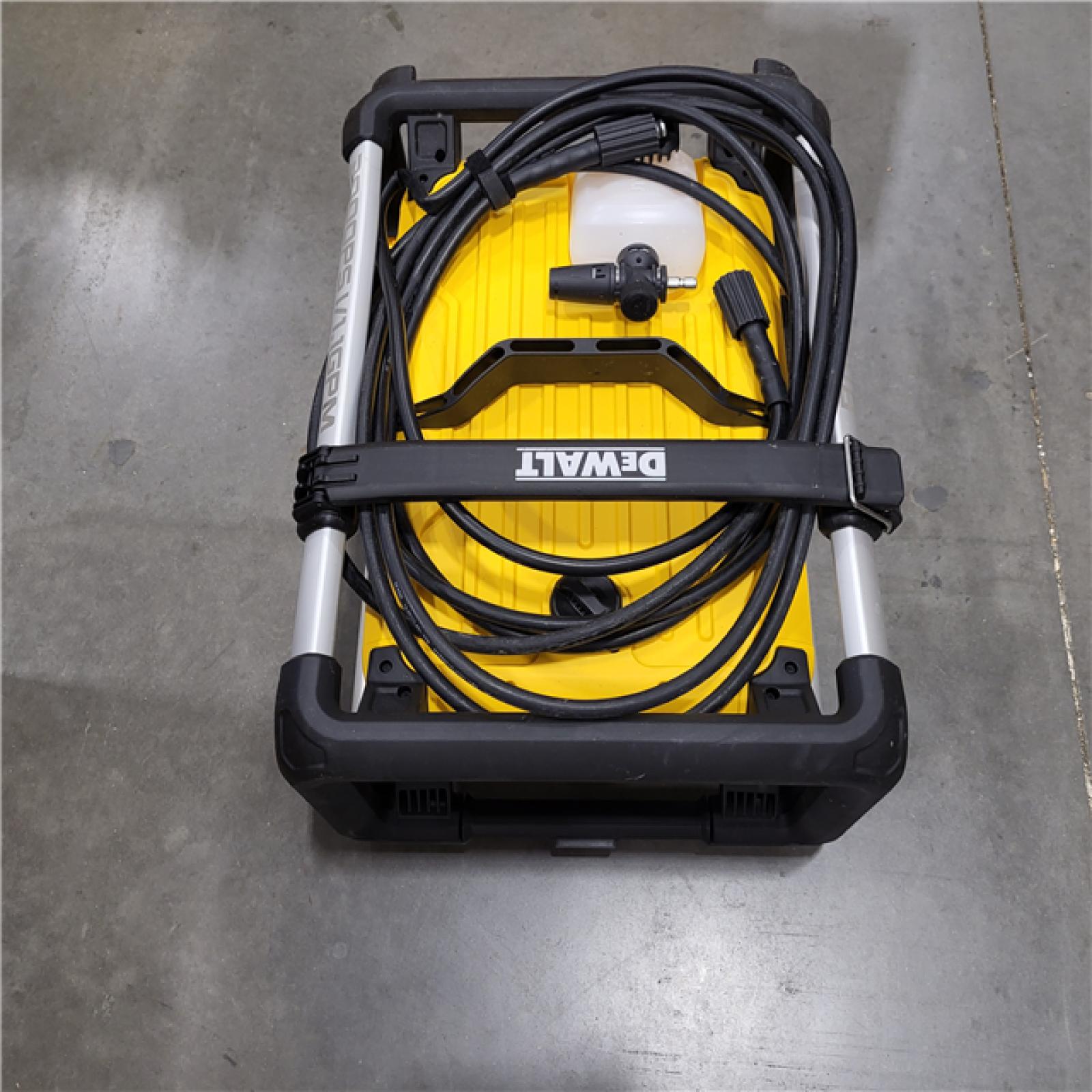 AS-IS 3000 PSI 1.1 GPM 15 Amp Cold Water Electric Pressure Washer with Internal Equipment Storage