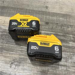 AS-IS DEWALT DCB206-2 6.0Ah 20V MAX Battery (2 Pack)