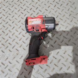 Houston location AS-IS MILWAUKEE M18 FUEL Gen-2 18V Lithium-Ion Brushless Cordless Mid Torque 1/2 in. Impact Wrench W/Friction Ring (Tool-Only)