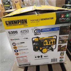 Dallas Location - As-Is Champion Power Equipment 4250W Dual Fuel Generator