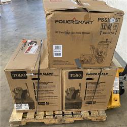 Houston Location - AS-IS (3Qty) PowerSmart  Snow Blowers