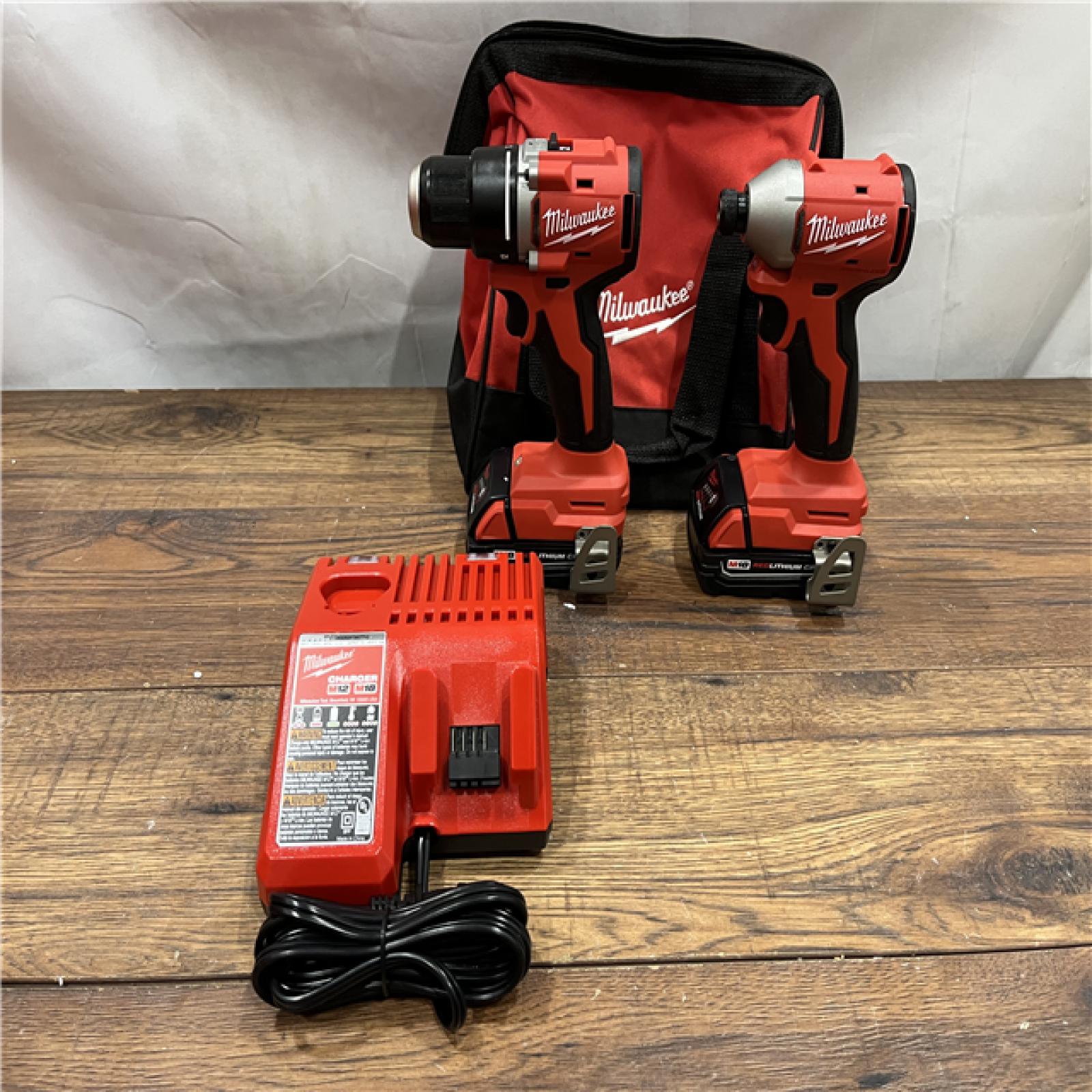 AS IS Milwaukee M18 Compact Brushless 2-Tool Combo Kit