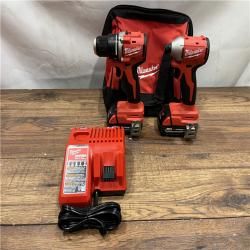 AS IS Milwaukee M18 Compact Brushless 2-Tool Combo Kit