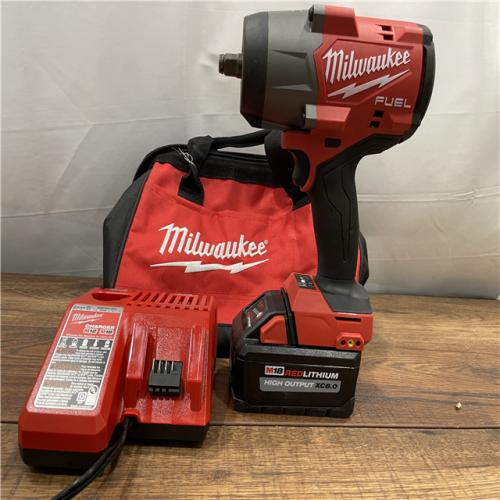 AS-IS Milwaukee M18 FUEL 18V Lithium-Ion Brushless Cordless 1/2 in. High Torque Impact Wrench W/Friction Ring FORGE Kit