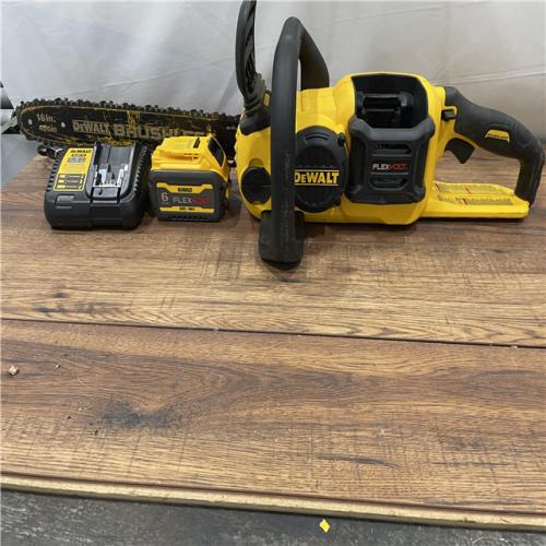 AS-IS DEWALT FLEXVOLT 60V MAX 16in. Brushless Cordless Battery Powered Chainsaw Kit