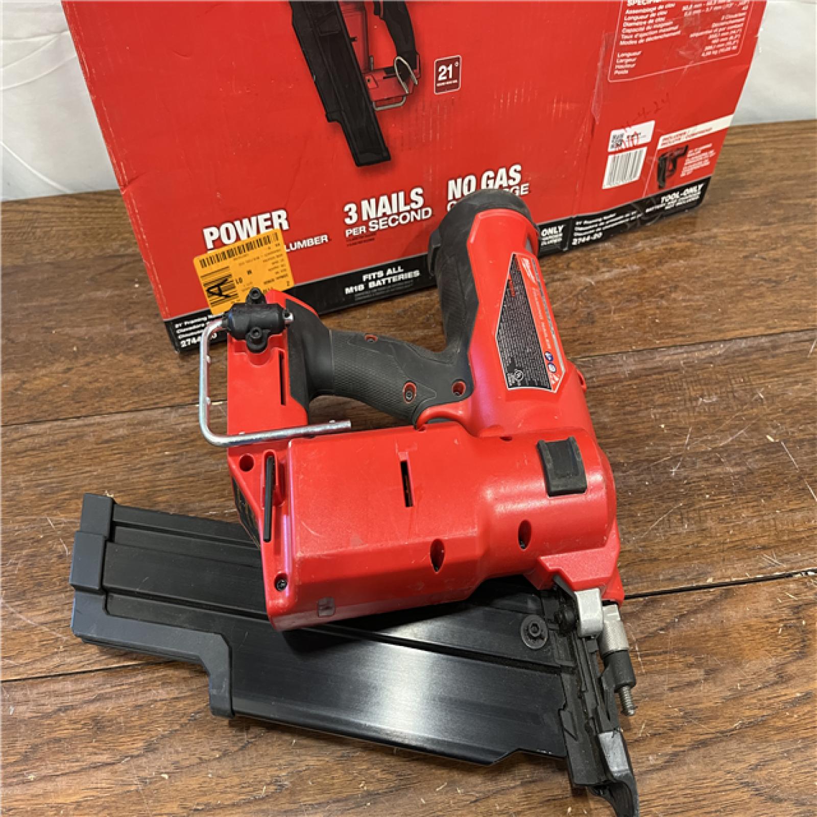 AS-IS Milwaukee 2744-20 M18 FUEL 21-Degree Cordless Framing Nailer (Tool Only)