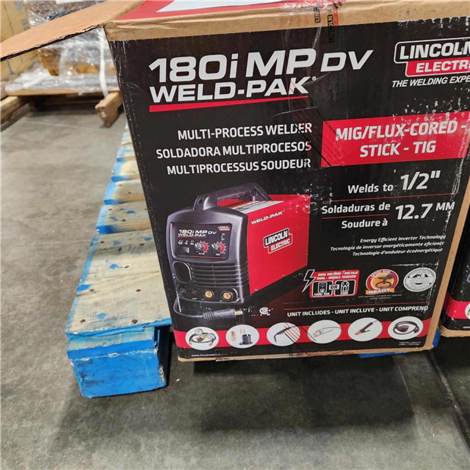 Dallas Location - As-Is Lincoln Electric K5257-1 Weld-Pak 180i MP DV Welder