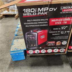 Dallas Location - As-Is Lincoln Electric K5257-1 Weld-Pak 180i MP DV Welder