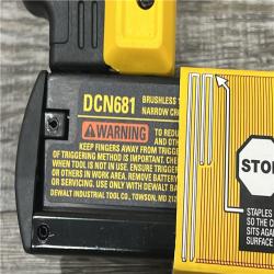 AS-IS DEWALT DCN681D1 20V 18Ga Stapler Kit