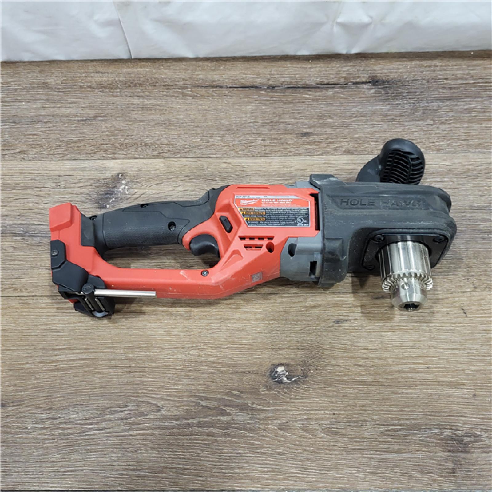 AS-IS Milwaukee M18 18V Fuel Hole Hawg 1/2  Right Angle Drill 2807-20