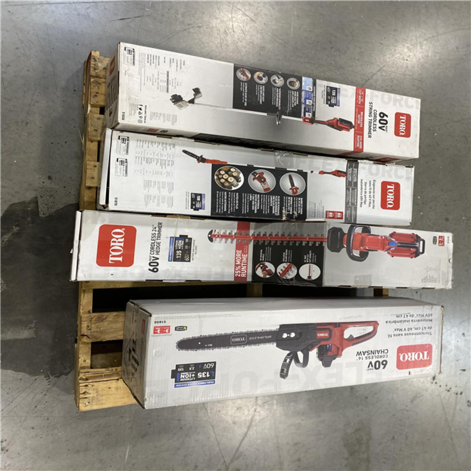 DALLAS LOCATION - NEW! TORO PALLET - (4 UNITS)