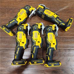 NEW DEWALT 20-Volt MAX XR Cordless 3-speed Brushless Oscillating Multi Tool DCS356B (5 UNIT)