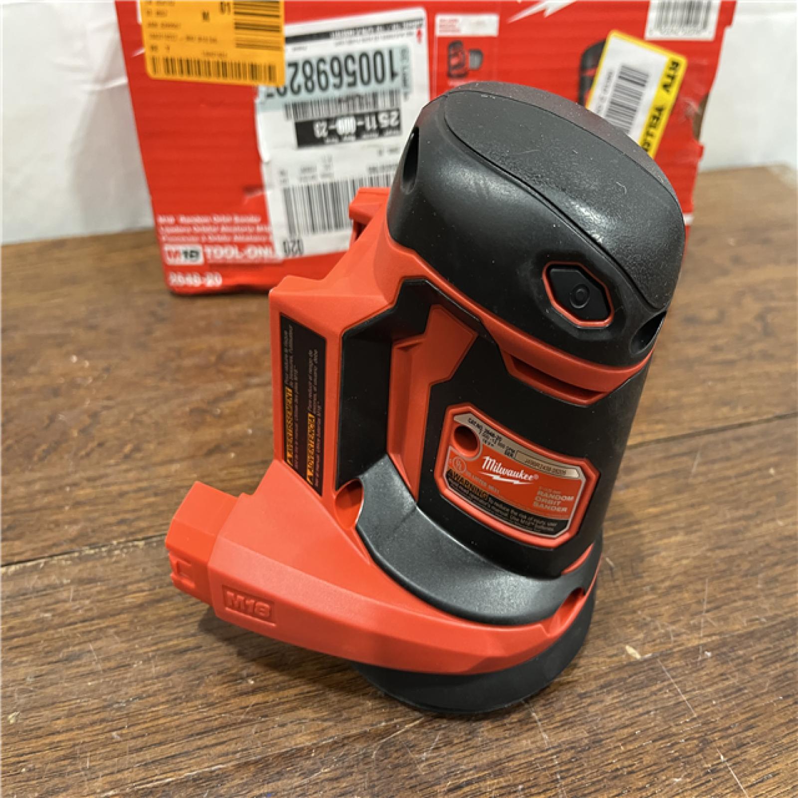 AS-ISMilwaukee 2648-20 - M18 5  7000-12000 Opm Cordless Variable Speed Random Orbital Sander