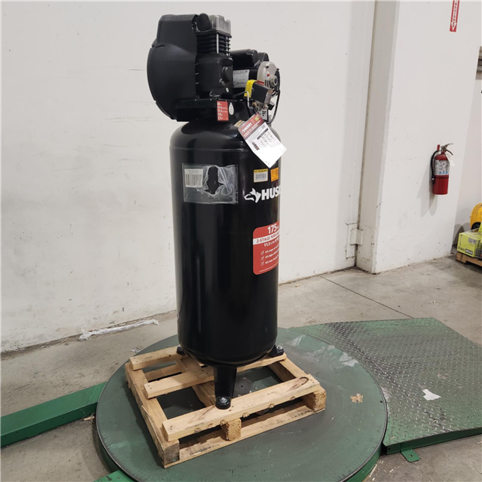 Dallas Location - As-Is Husky C603H Stationary Electric Air Compressor