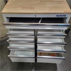 CALIFORNIA AS IS husky 46in . 9-Drawer mobile workbench