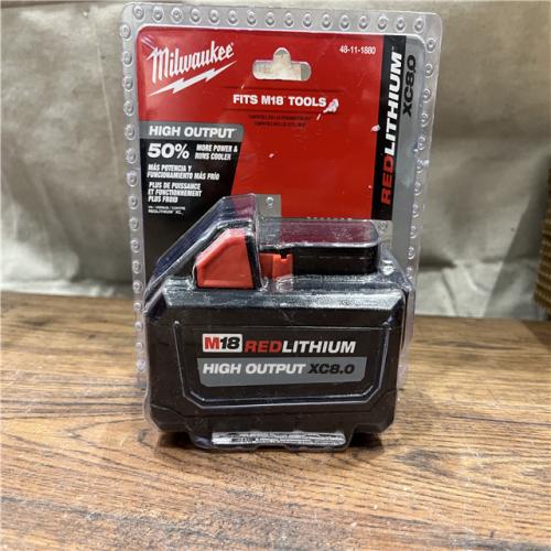 NEW - Milwaukee M18 48-11-1880 18V REDLITHIUM HIGH OUTPUT XC8.0 Battery