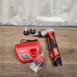 AS-IS M12 12-Volt Lithium-Ion Cordless PEX Expansion Tool Kit with (2) 1.5 Ah Batteries, (3) Expansion Heads and Hard Case