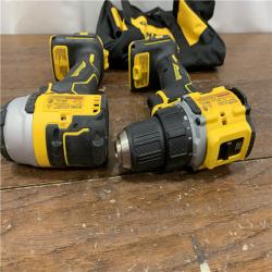 AS-IS DEWALT ATOMIC 20-Volt MAX Lithium-Ion Cordless Combo Kit (2-Tool) with (2) 2.0Ah Batteries, Charger and Bag