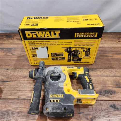 AS-IS DEWALT 20V MAX XR Brushless Cordless 1 in. SDS Plus L-Shape Rotary Hammer (Tool-Only)