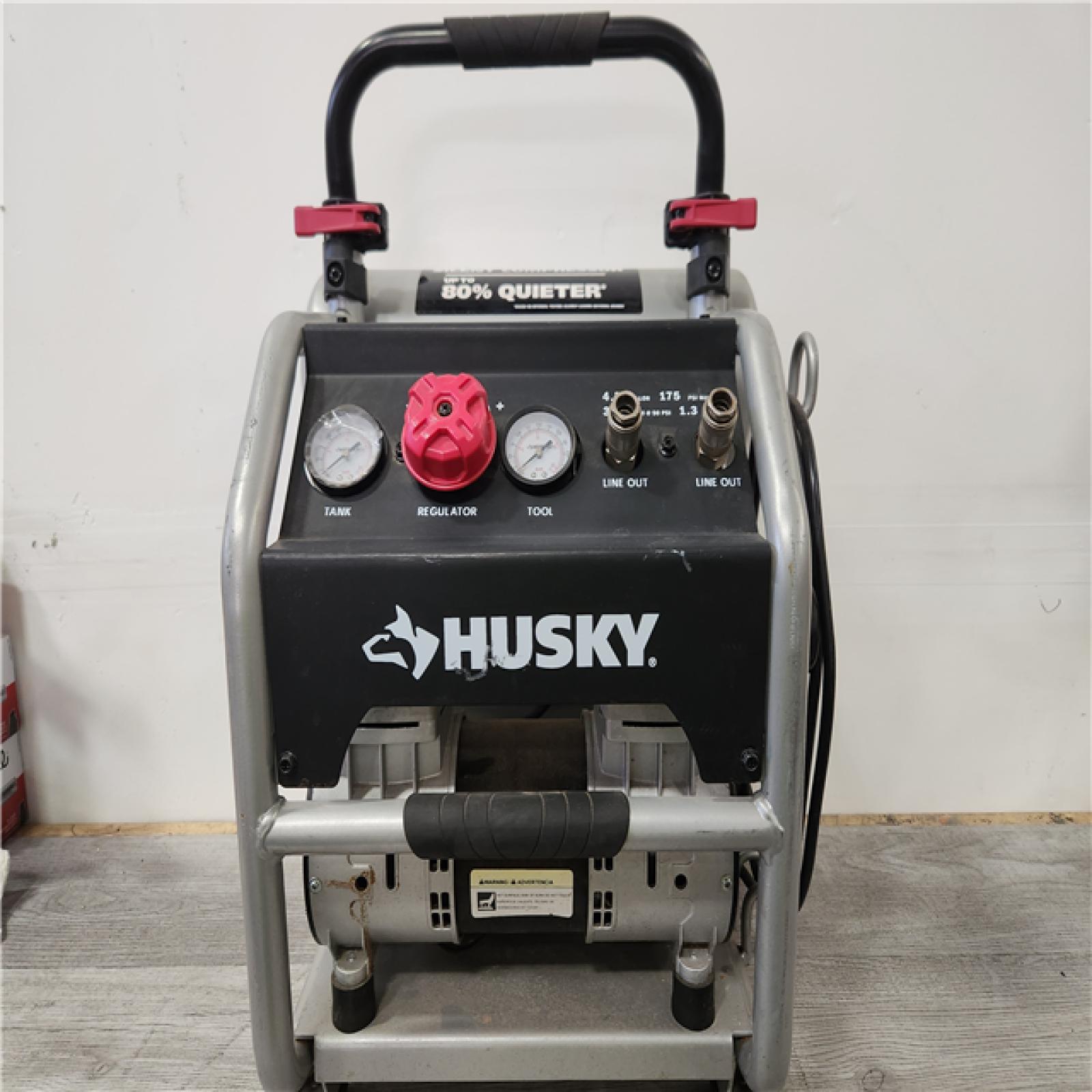 Phoenix Location Husky 4.5 Gal. 175 PSI Portable Electric Quiet Air Compressor