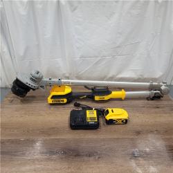 AS-IS DeWalt 20V MAX 14 in. Brushless Cordless Battery Powered Foldable String Trimmer Kit with (1) 5 Ah Battery & Charger