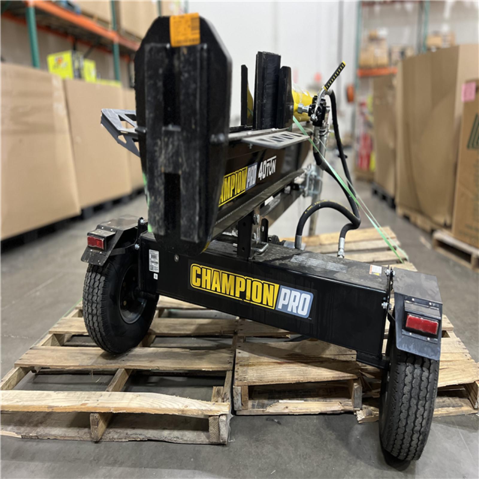 Dallas Location - As-Is Champion Pro 40 ton Gas 338 cc Log Splitter