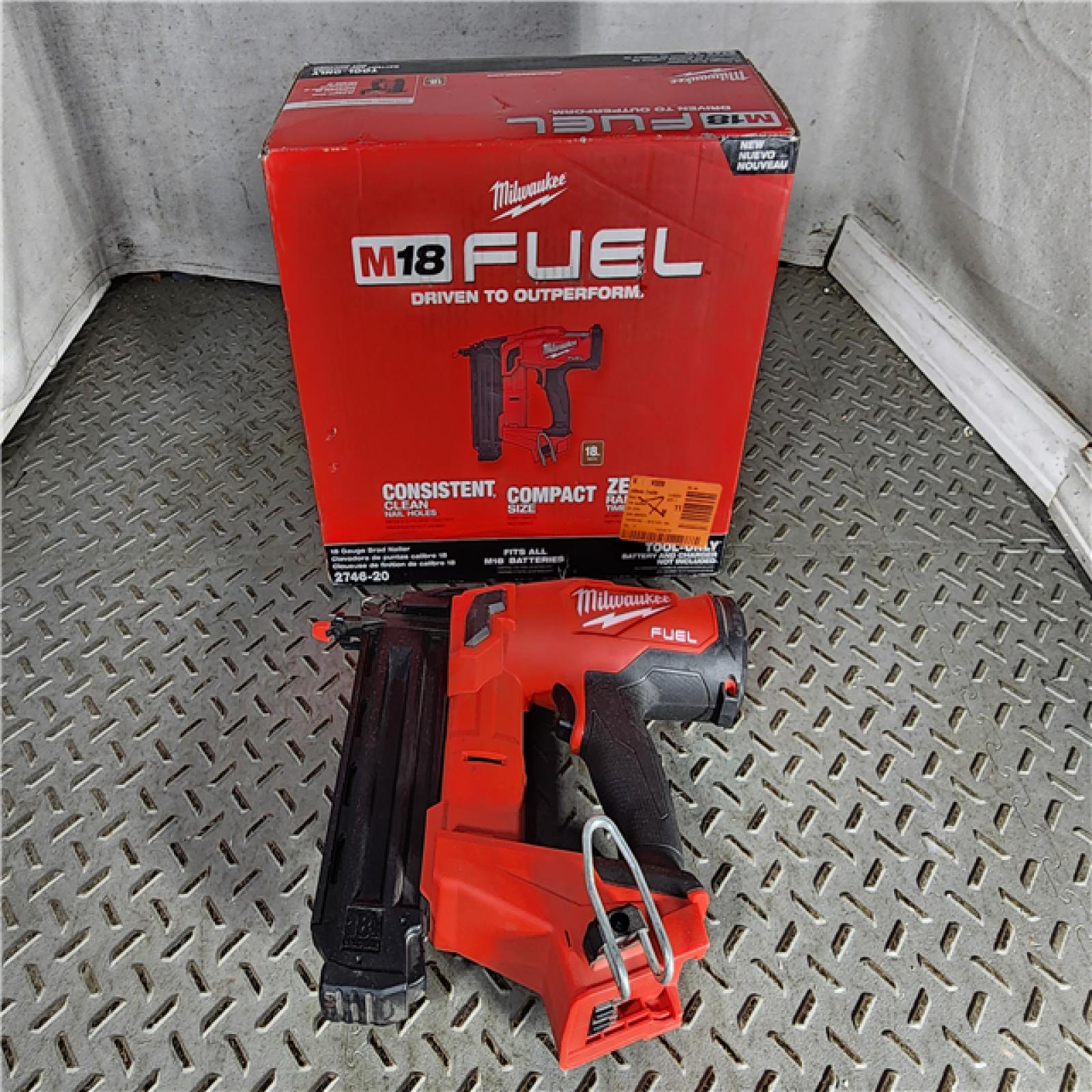 HOUSTON LOCATION - AS-IS Milwaukee M18 Fuel 18V Brushless 18-Gauge Brad Nailer 2746-20 (Bare Tool)