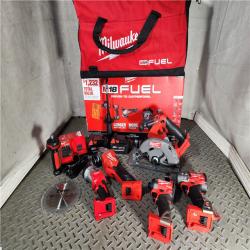 HOUSTON LOCATION - AS-IS (APPEARS LIKE NEW) M18 FUEL 5-TOOL COMBO KIT (2 BATTERIES & CHARGER)