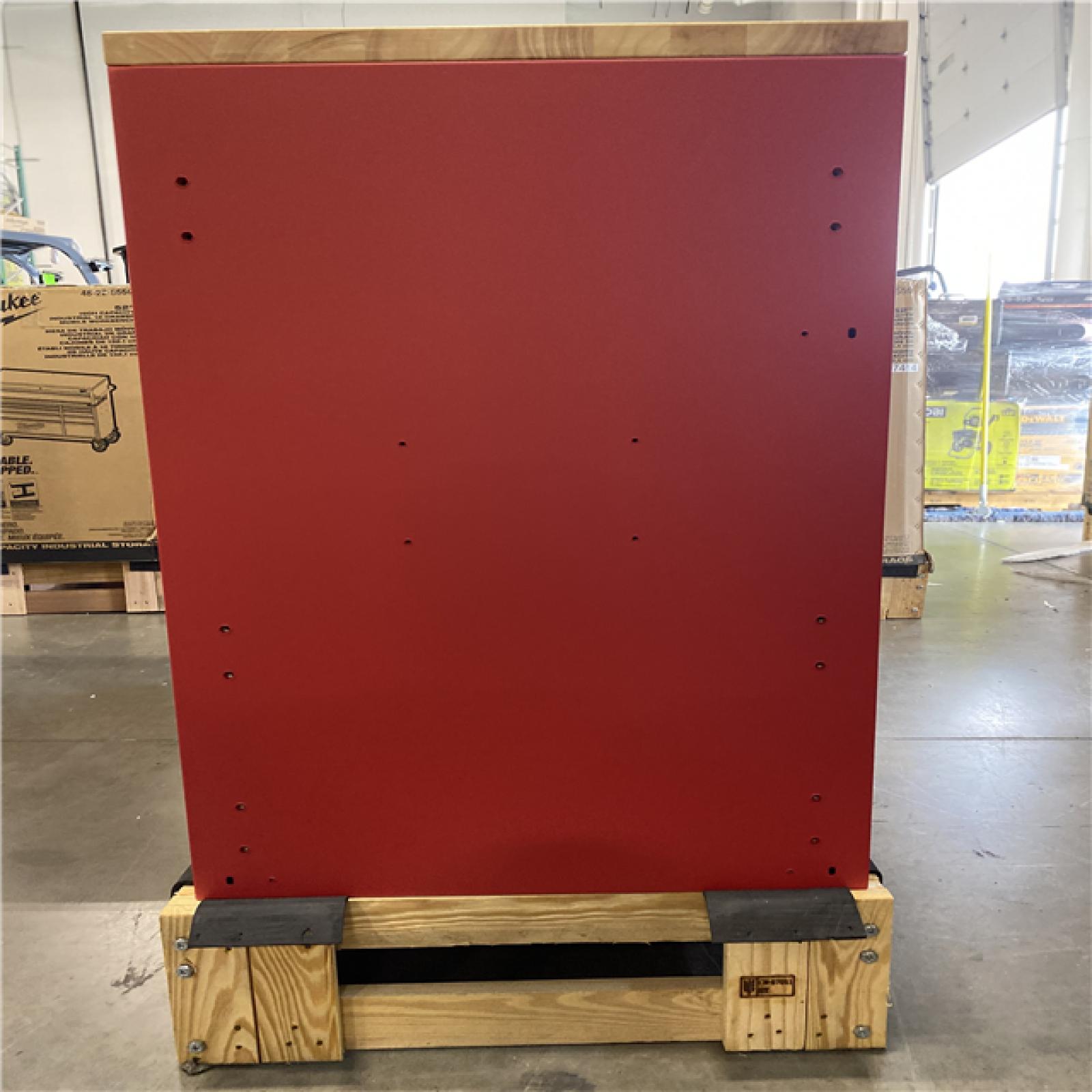 DALLAS LOCATION - Milwaukee Tool Storage 52 in. W Heavy Duty Red Mobile Workbench Cabinet